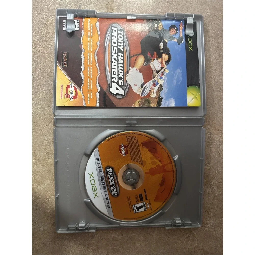 Tony Hawk Pro Skater 4 (Original Xbox) *Complete CIB w/ Reg Card - Tested*